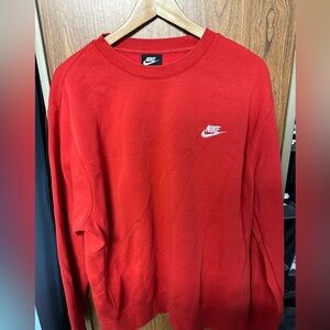 Nike Red Crew Neck